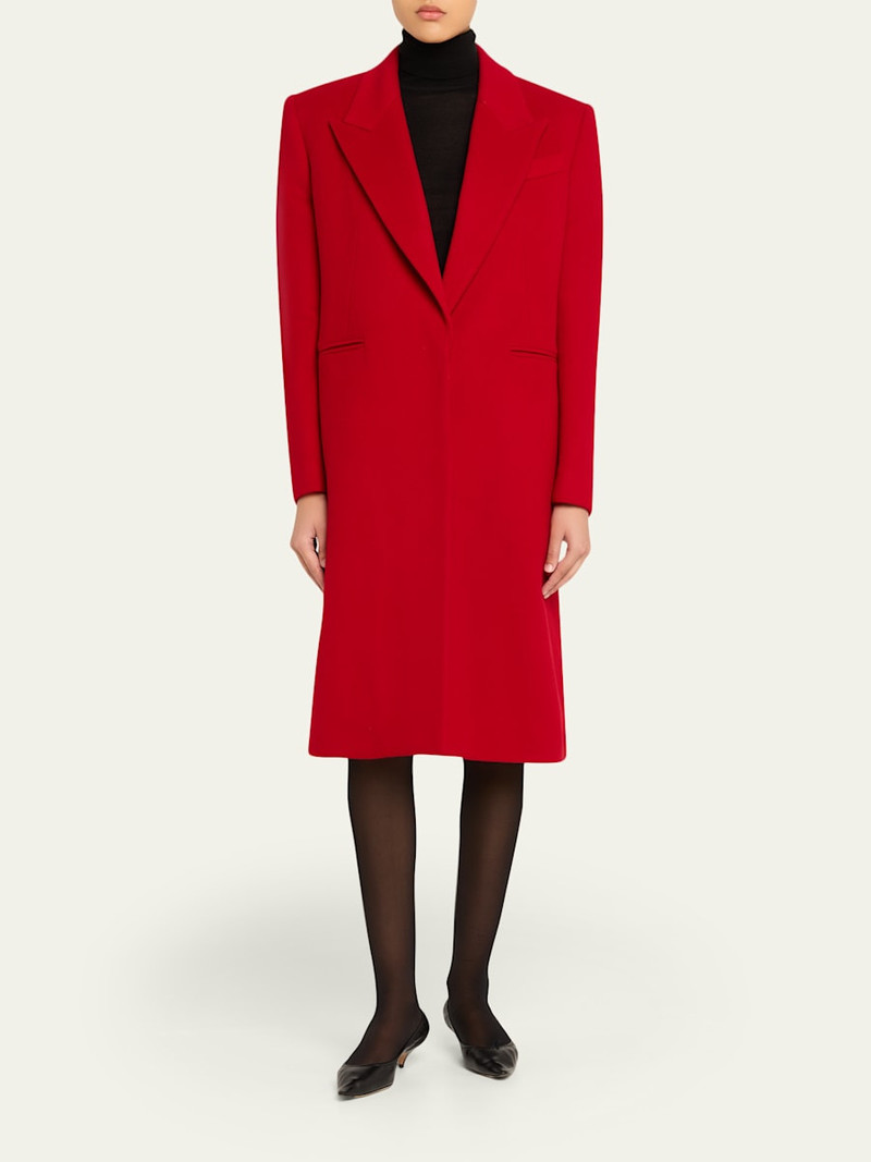 Givenchy Single-Breasted Mid-Length Wool Coat outlook