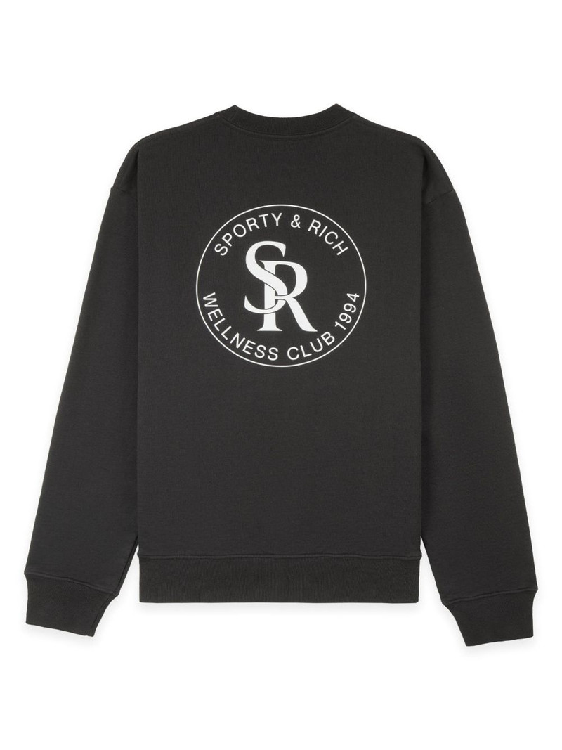 Sporty & Rich S&R logo-print sweatshirt outlook