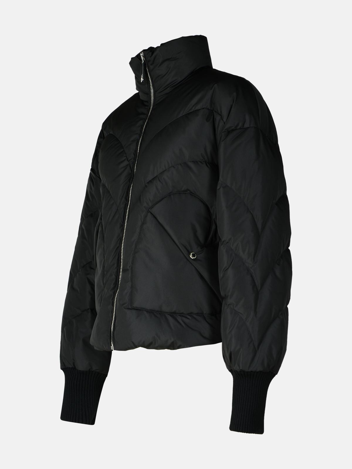 'CORAZON' BLACK POLYESTER DOWN JACKET - 2