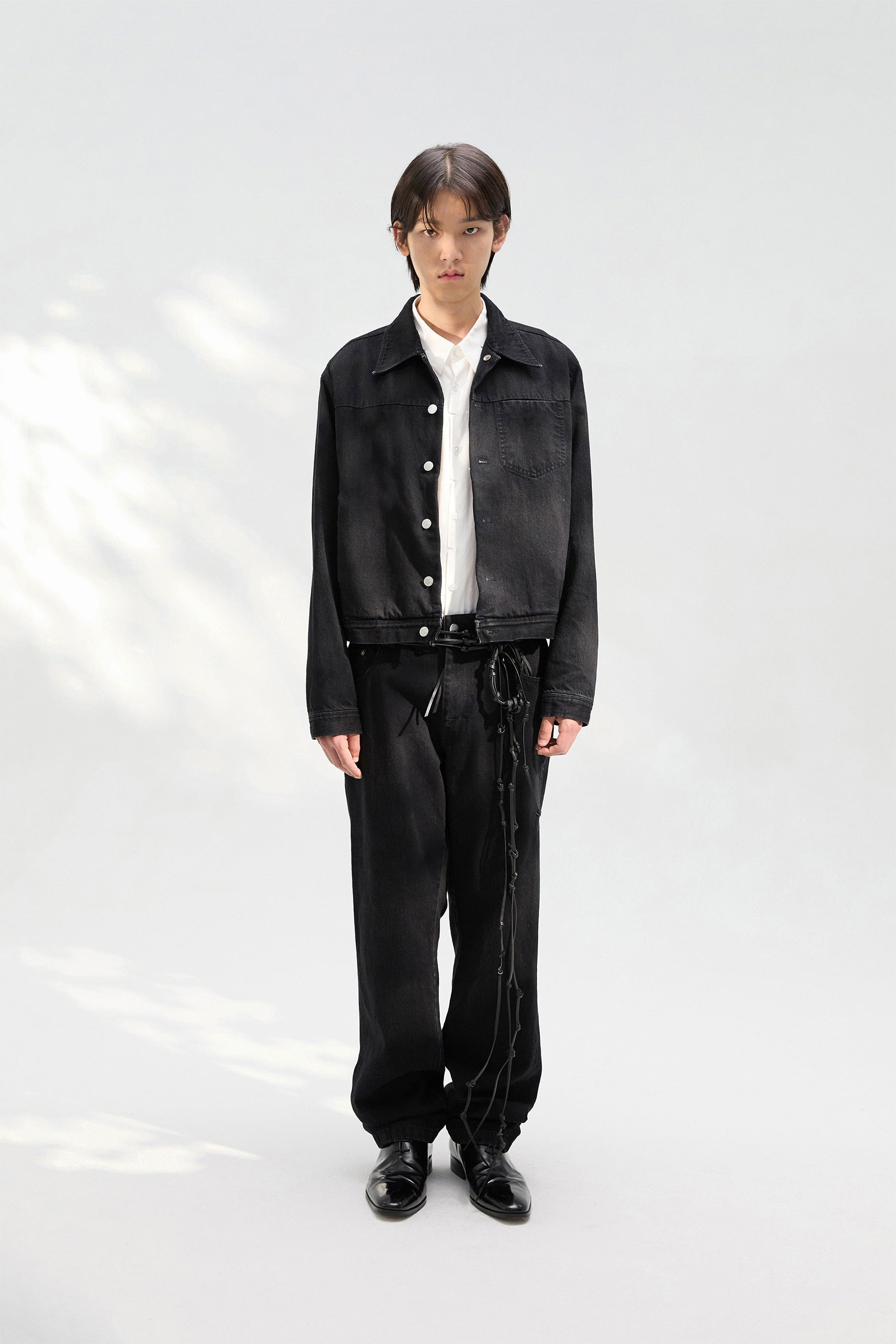 8.0 DENIM JACKET RIGHT (BLACK) - 2