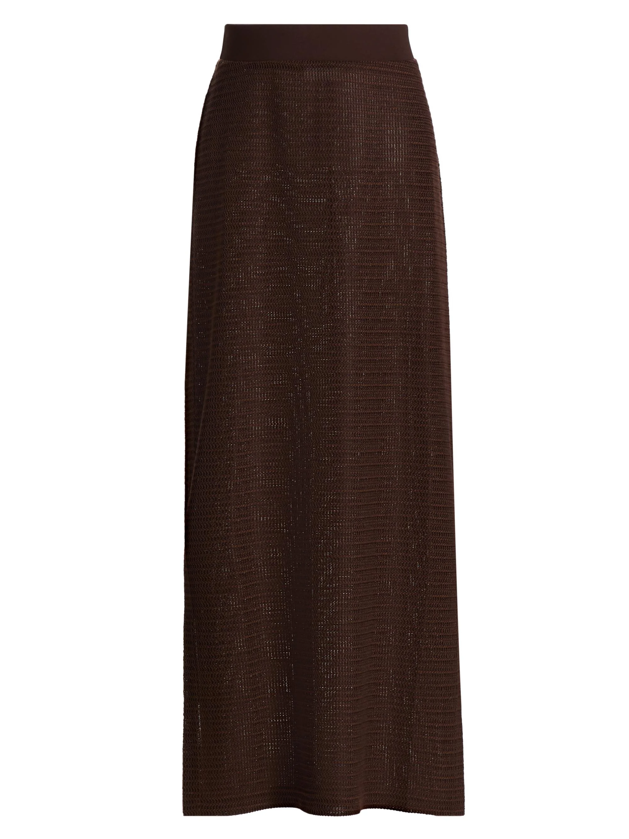 Women's Nicky Knit Cover-Up Midi-Skirt - Chocolate - 1