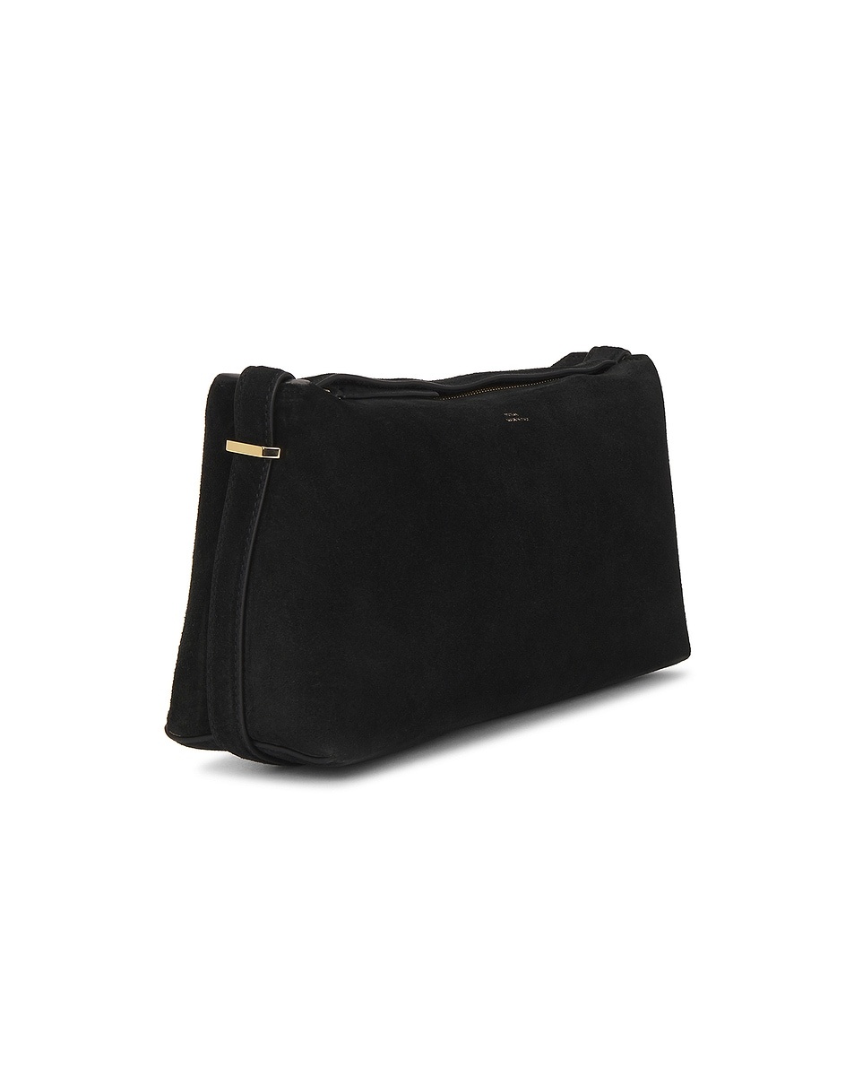 Suede Scoop Clutch - 3