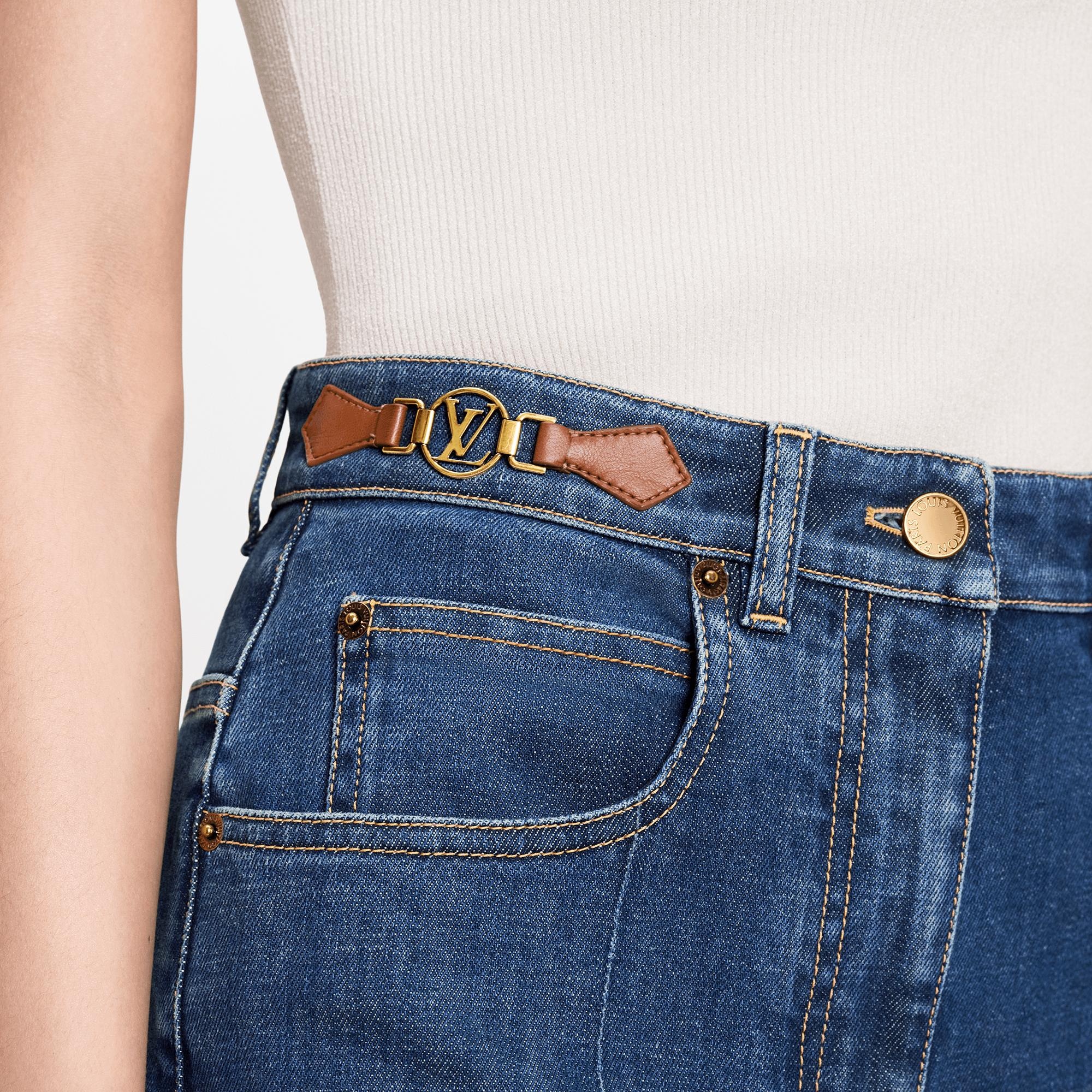 Retro Organic Cotton Denim Straight-Cut Jeans - 4