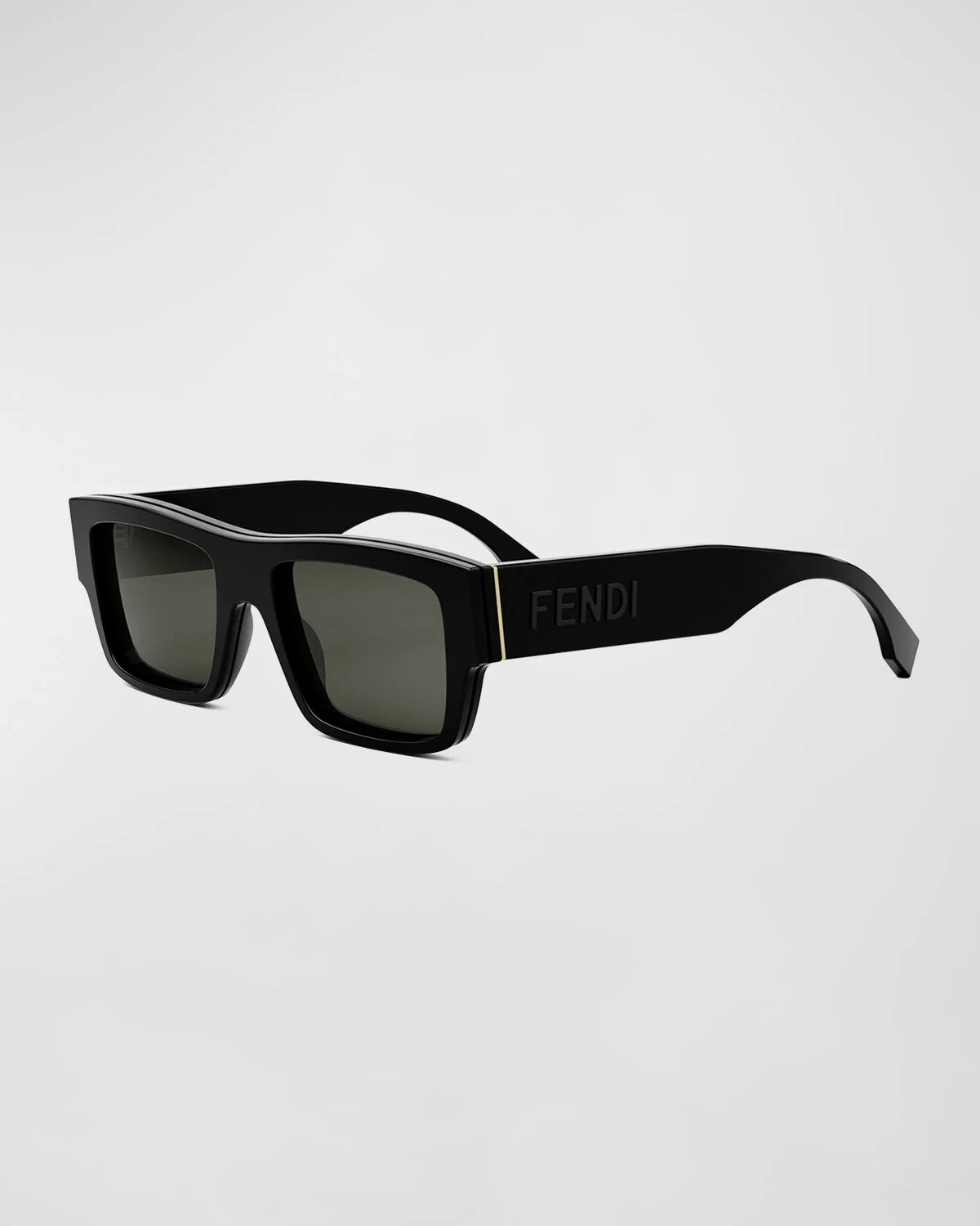 Men's Signature Rectangle Logo Sunglasses - 1