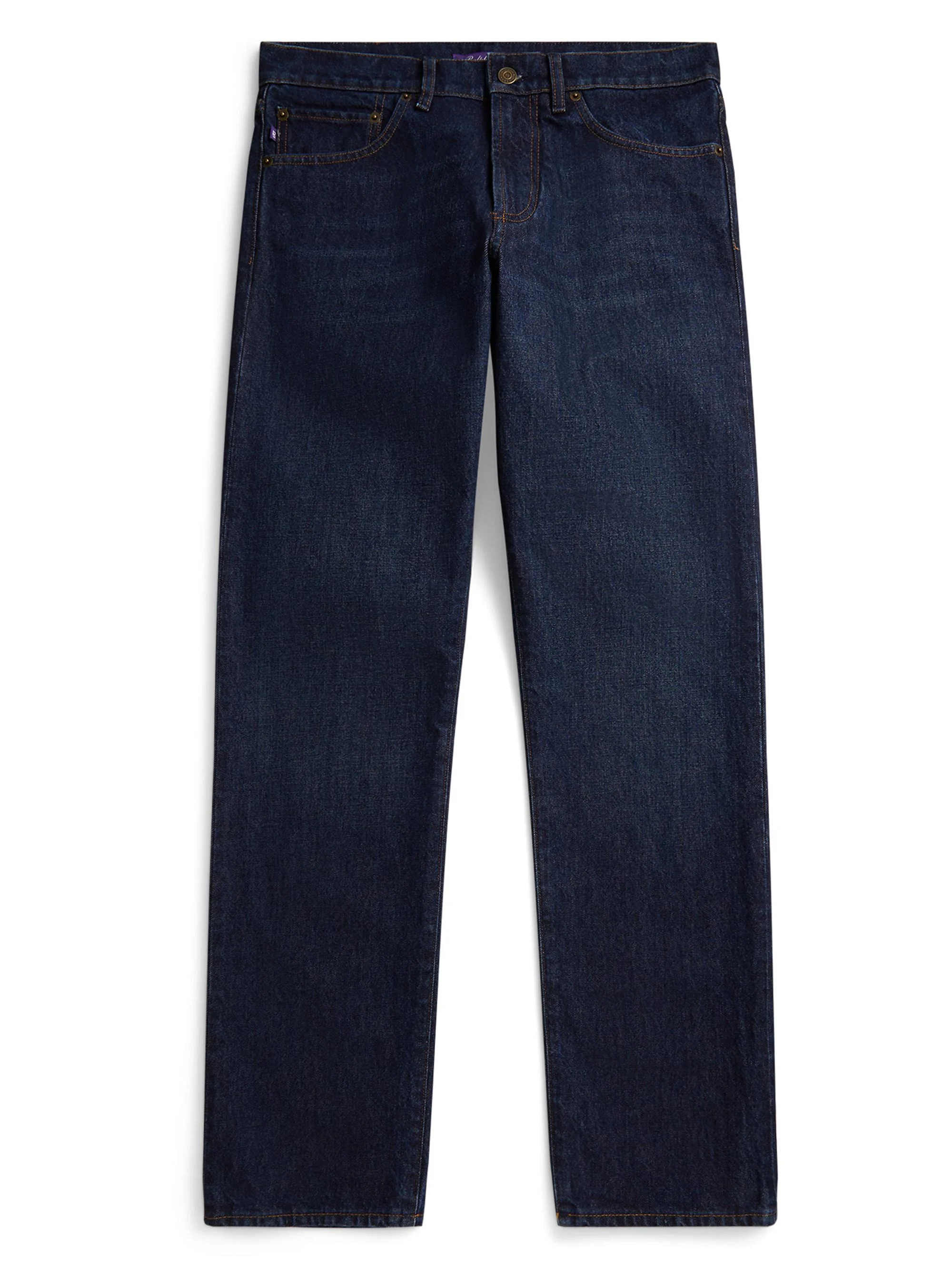 Men's Straight-Fit Jeans - Classic Dark Indigo - 1