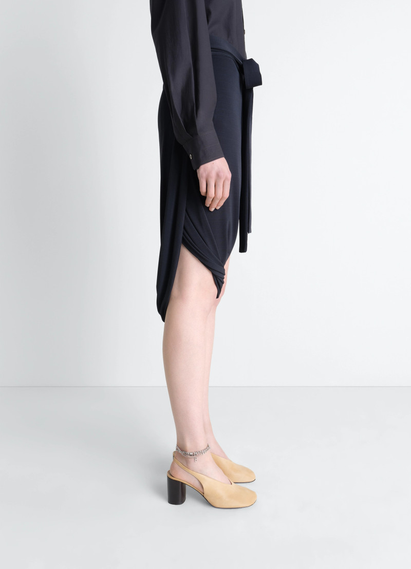SOFT WRAP SKIRT IN VISCOSE CREPE JERSEY 3