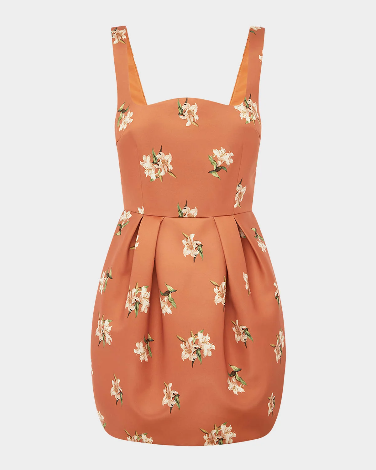 Piper Pleated Floral-Print Mini Dress - 1