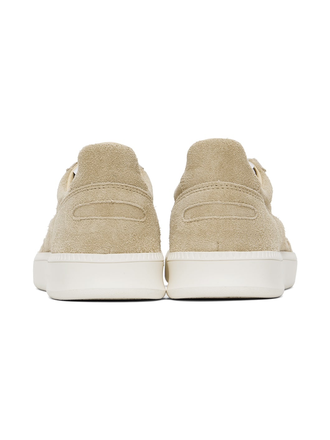 Beige Smash Low Suede Sneakers - 2