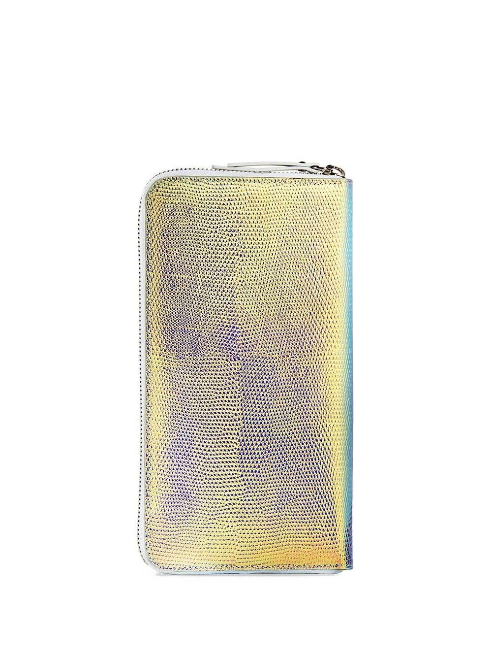 iridescent effect continental wallet  - 2