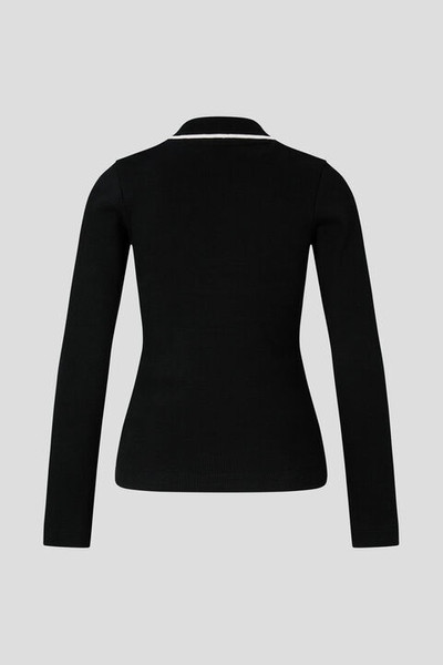 BOGNER Elia Knit polo shirt in Black outlook