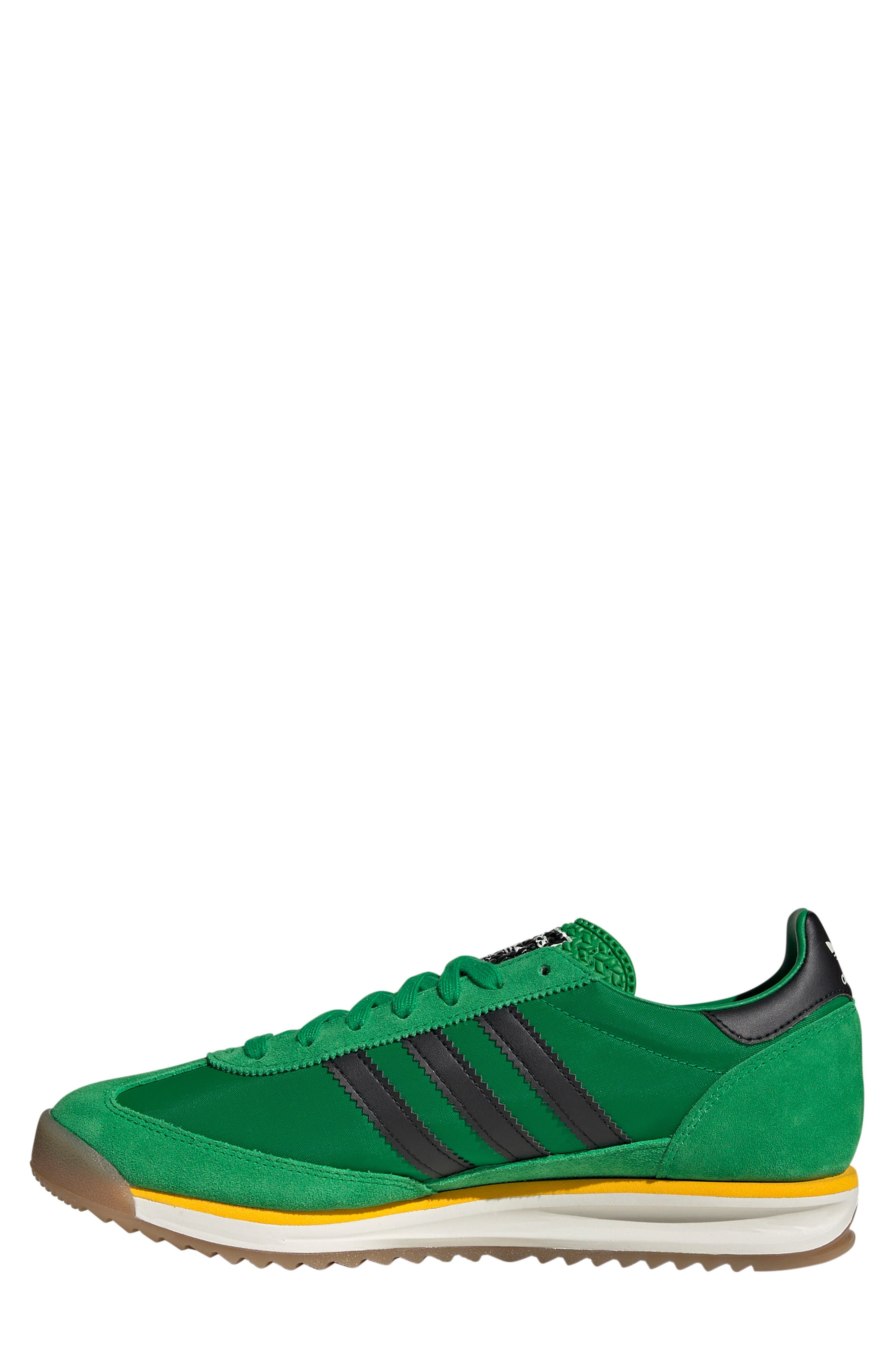 adidas Gender Inclusive SL 72 RS Sneaker in Green/Off White/Crew Yellow at Nordstrom - 6