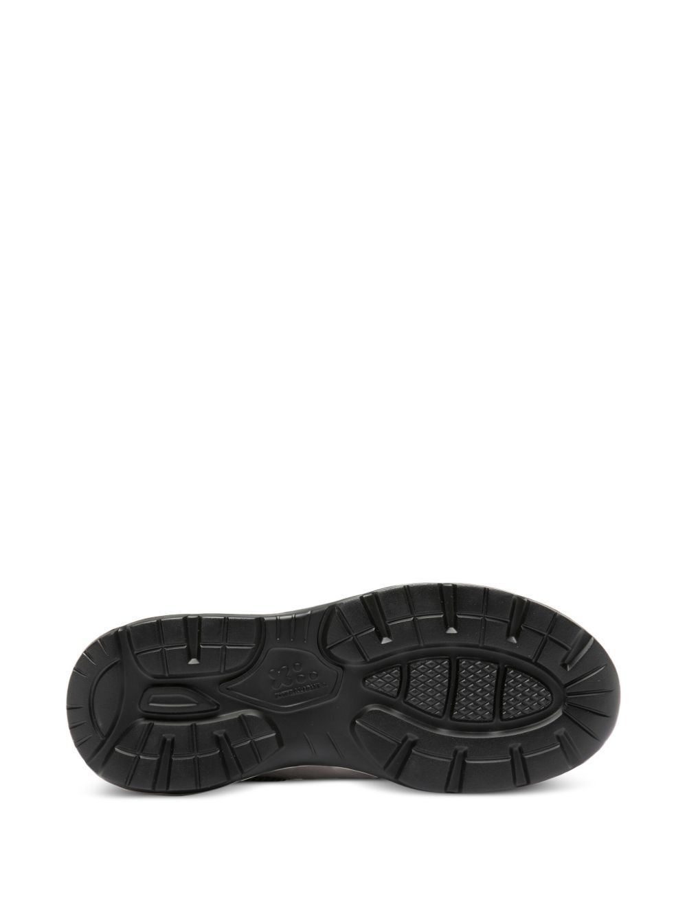 leather mesh sneakers - 5