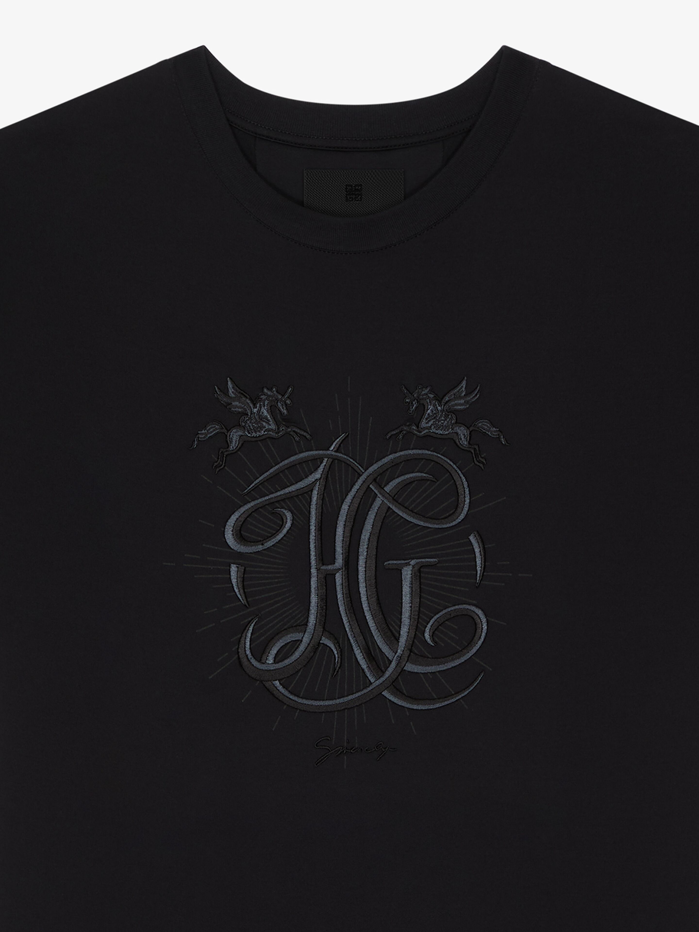 T-SHIRT IN COTTON WITH HG EMBROIDERY - 4