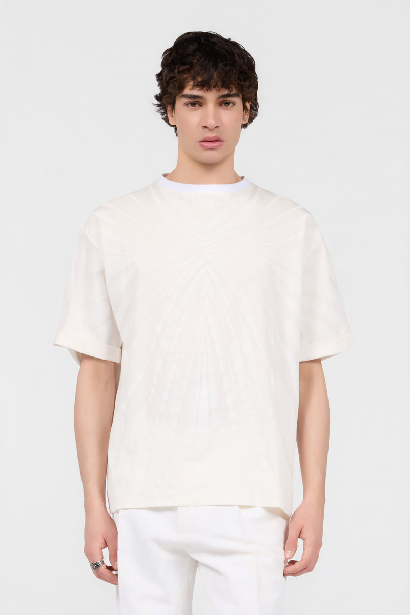 T-Shirt With Ray Print 3
