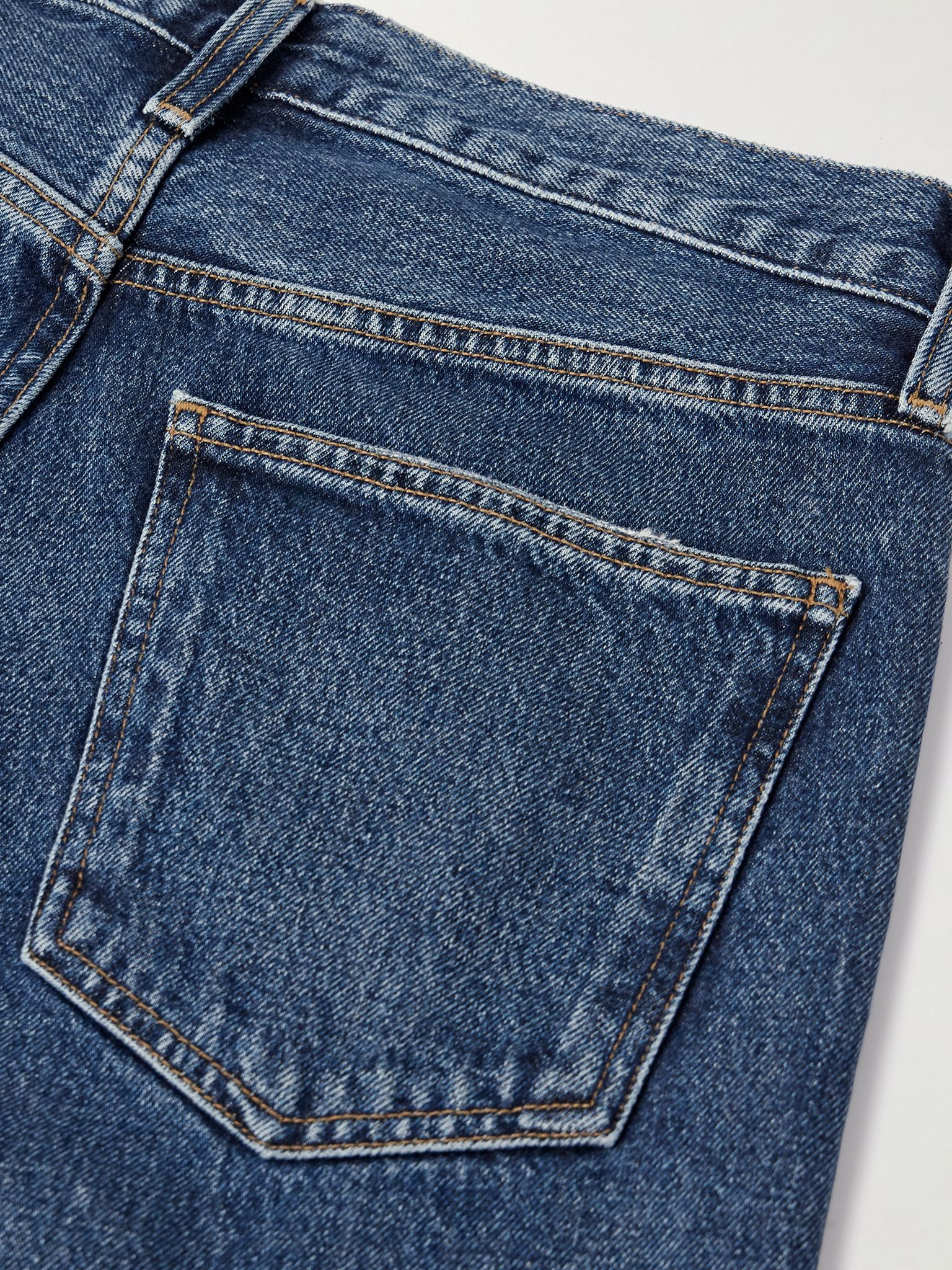 Arc cropped high-rise wide-leg jeans Mid denim - 6