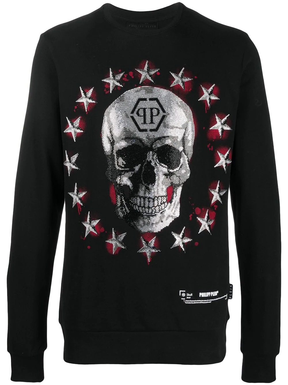 LS Stars and Skull crew neck sweatshirt  - 1