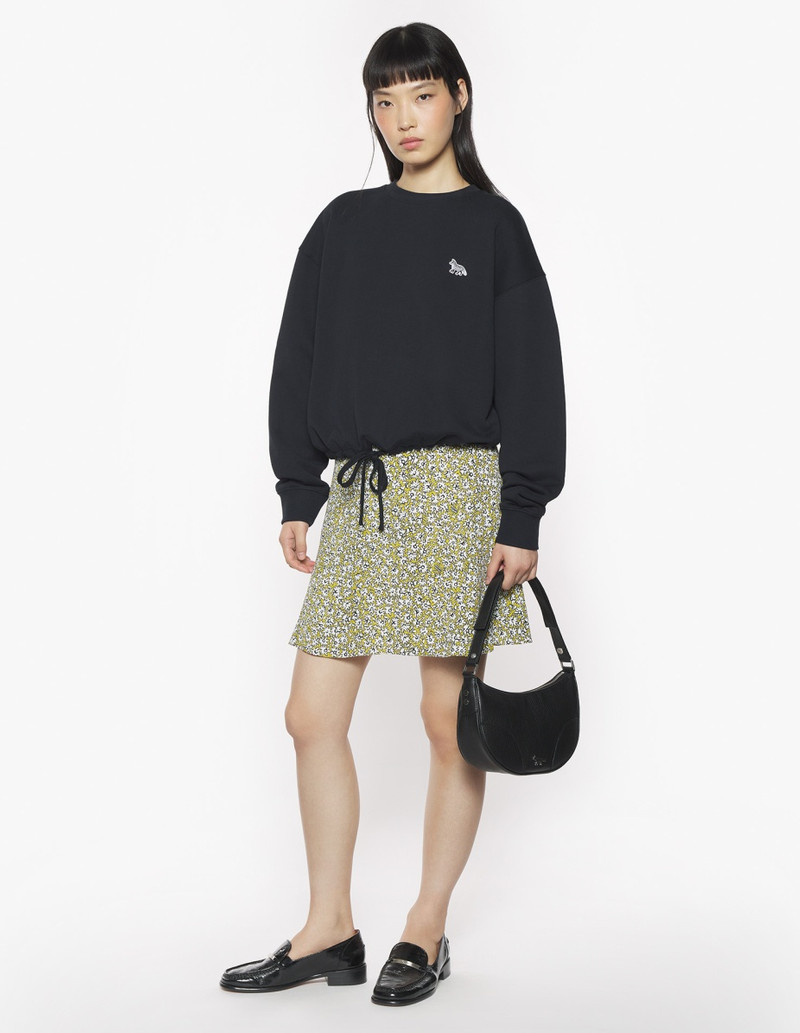 Maison Kitsuné BABY FOX PATCH DRAWSTRING COMFORT SWEATSHIRT outlook