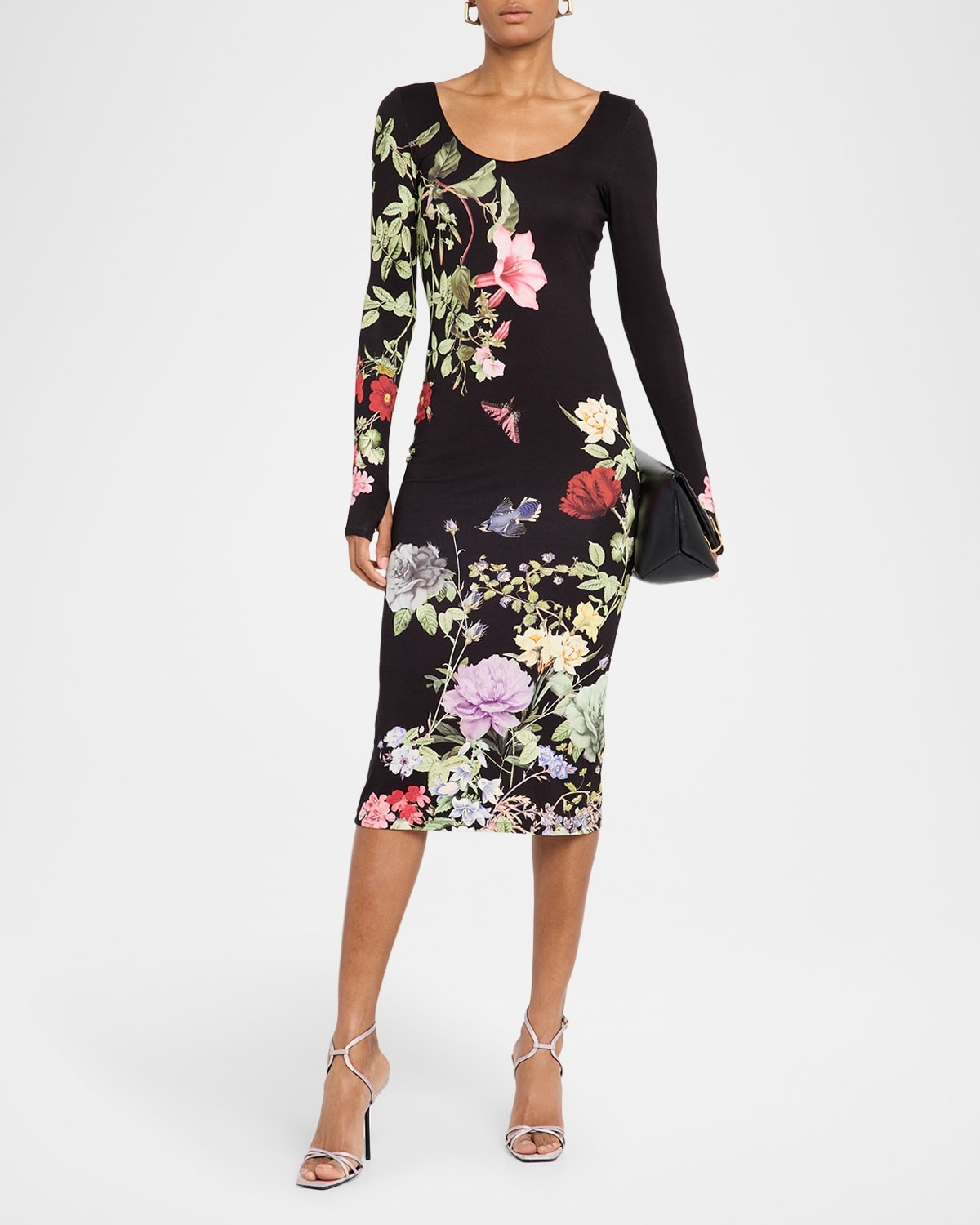 Delora Scoop-Neck Ankle Dress - 4