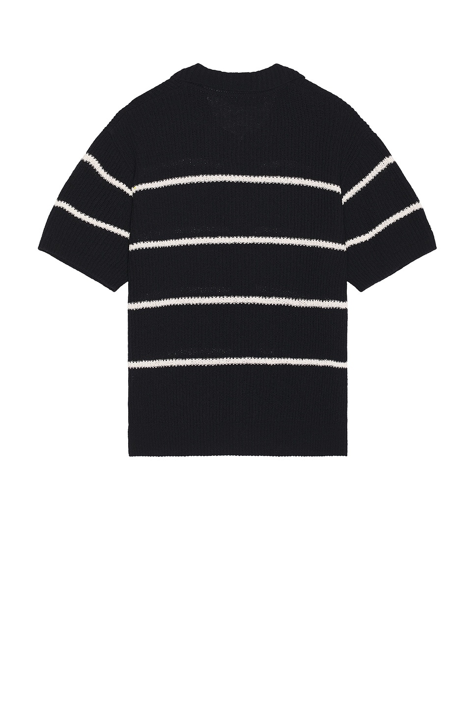 Shaker Stitch Open Collared Cardigan - 2