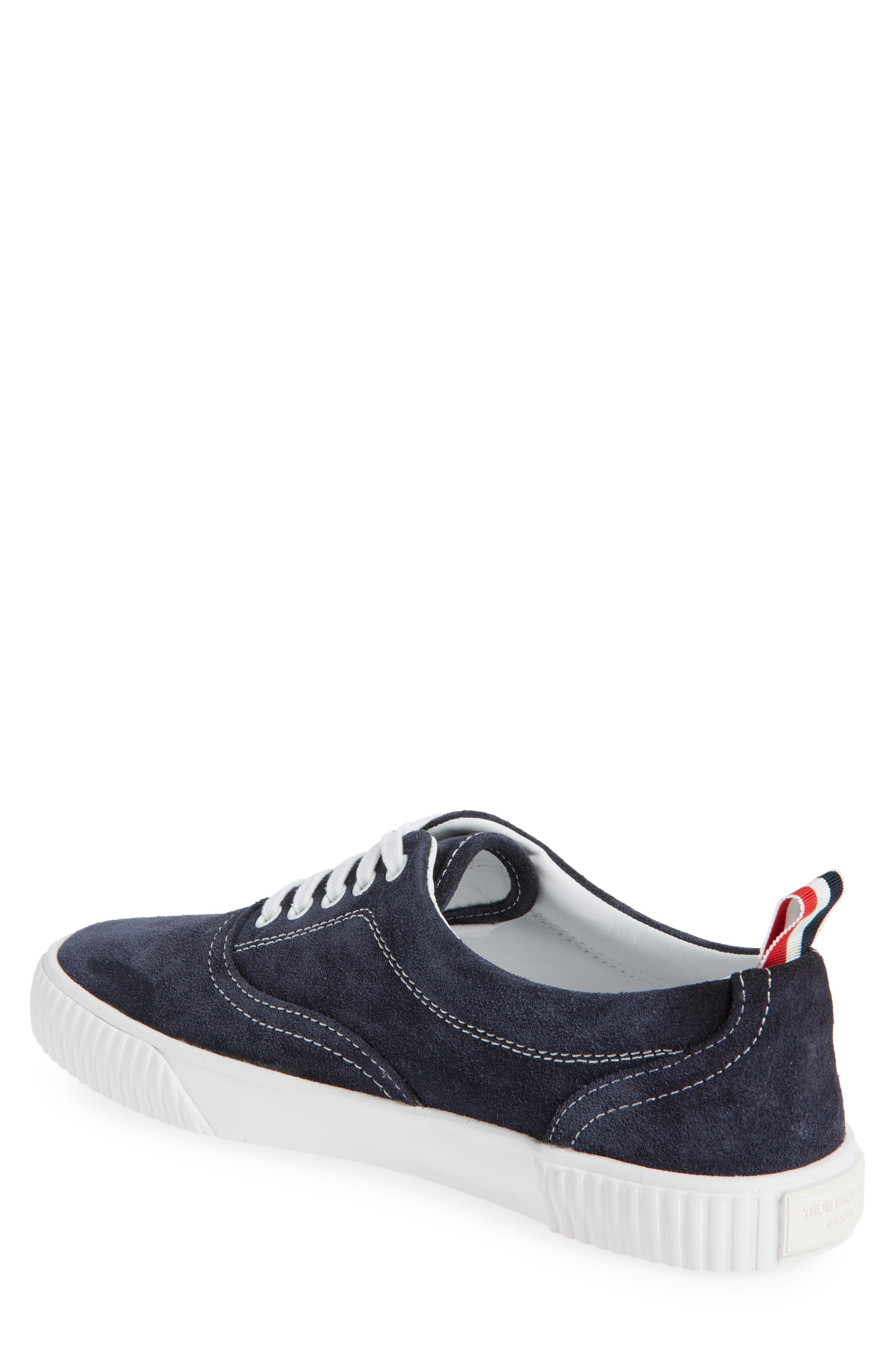 Thom Browne Heritage Low Top Sneaker in Navy at Nordstrom - 2