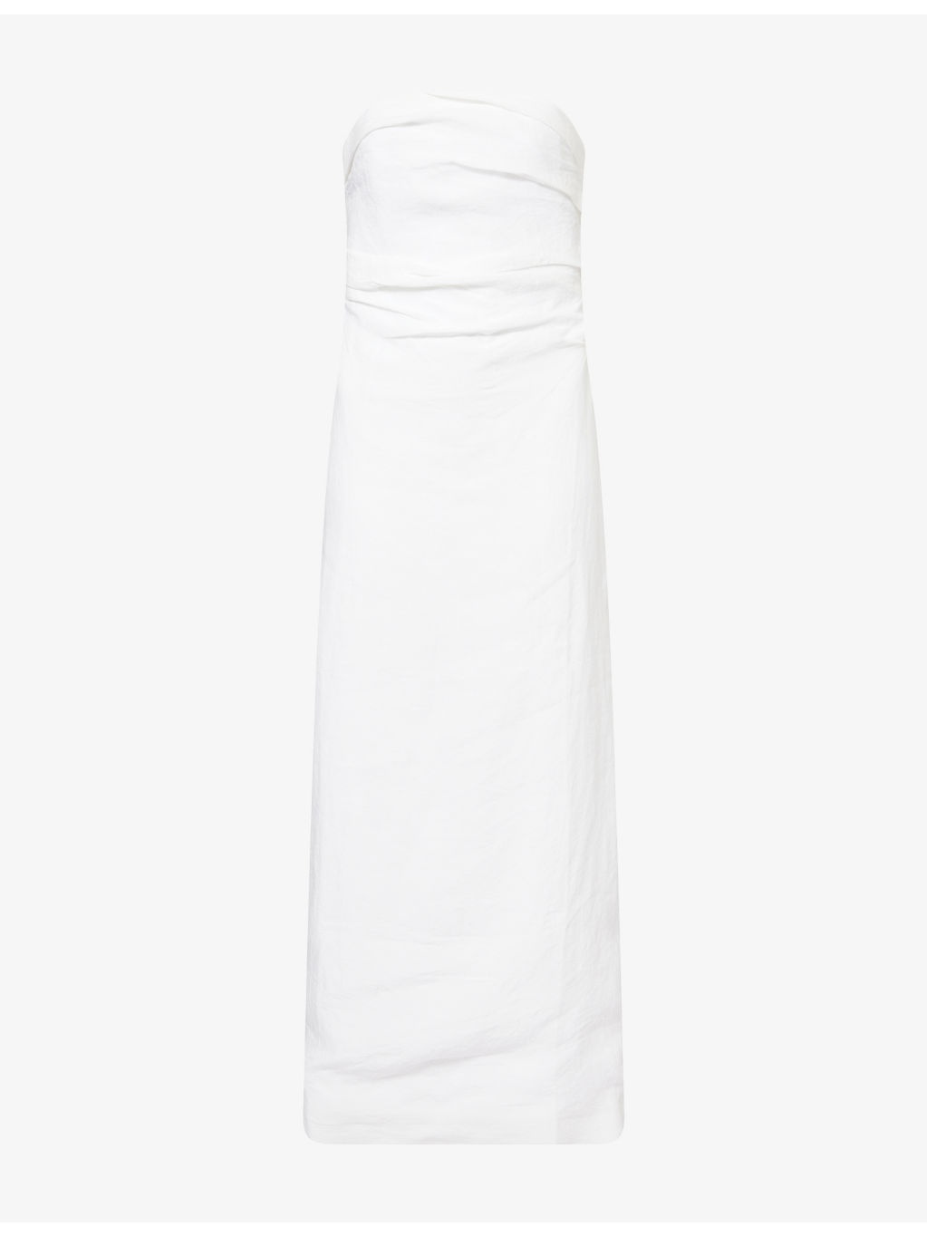 Sabella Strapless Linen Maxi Dress - 1