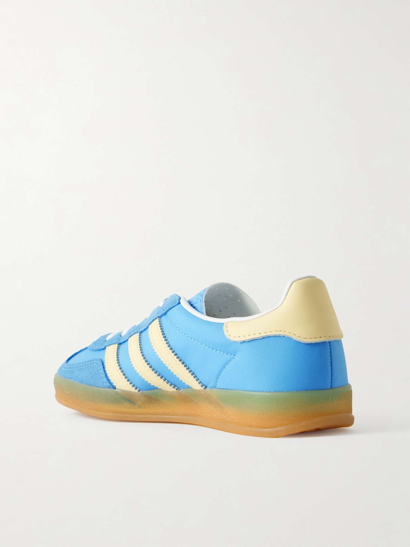 Gazelle Indoor leather-trimmed suede and nylon sneakers - 3