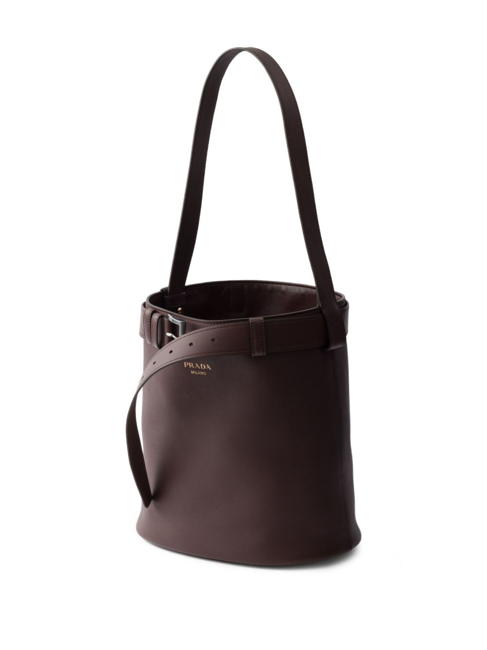 belt-detail bucket bag - 3