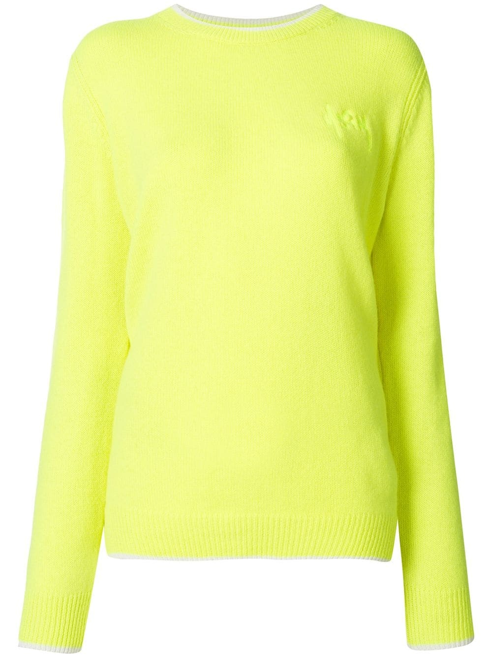 crew-neck knit jumper - 1