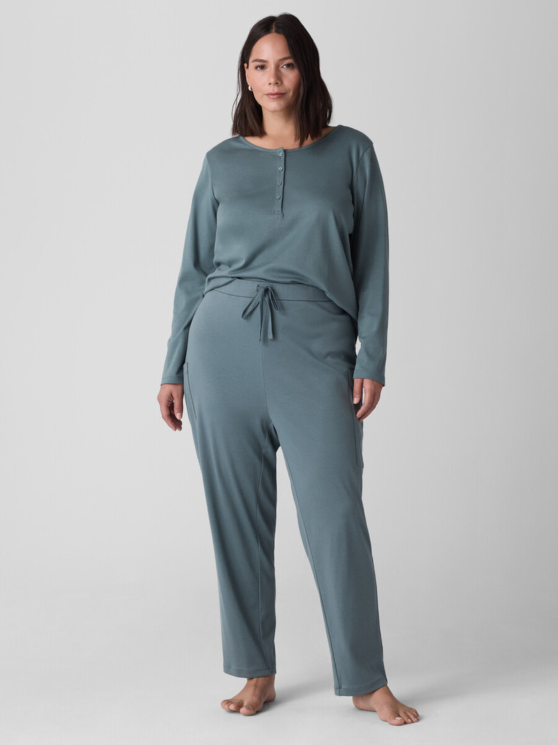 Organic Cotton Interlock Slouchy Sleep Pant 6