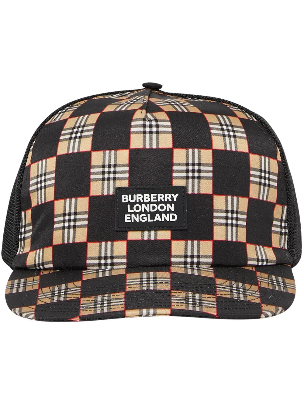 checker check  ECONYL® baseball cap - 1