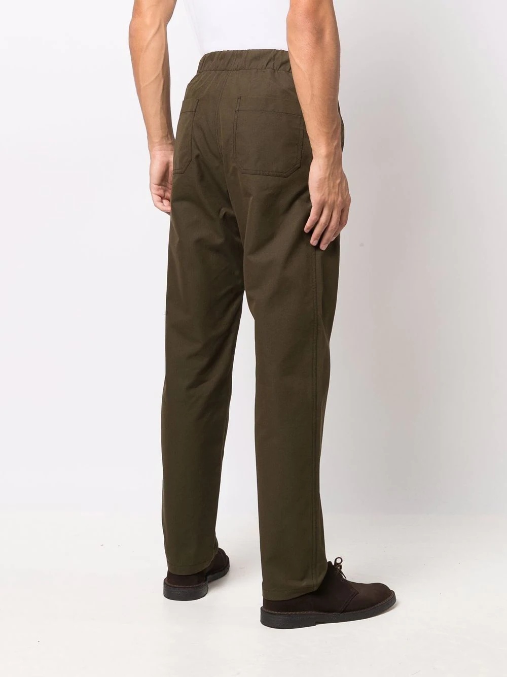 straight leg cargo trousers - 4