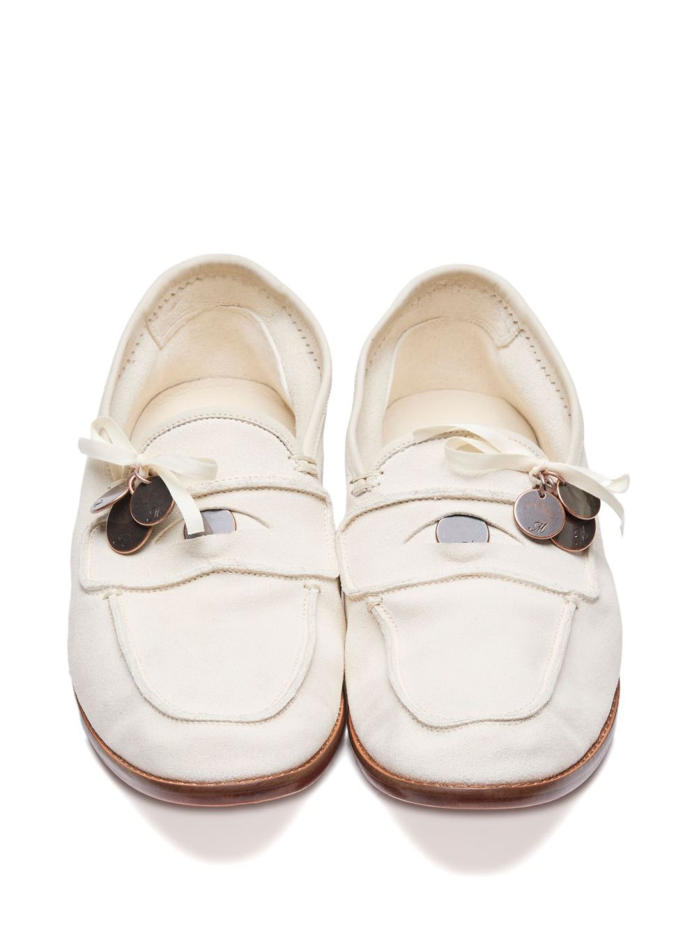 coin-embellished loafers - 4