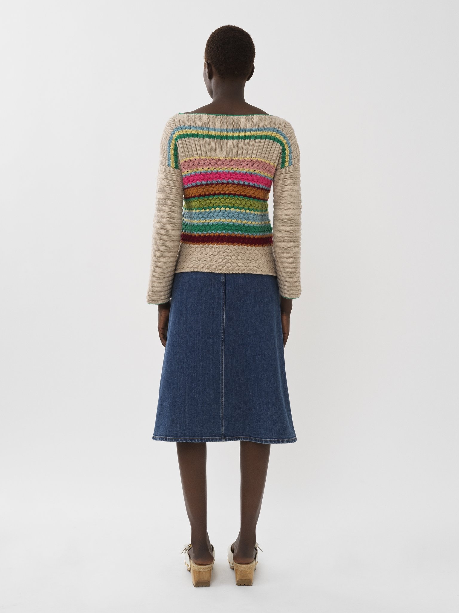 MULTICOLOR STRIPED SWEATER - 5