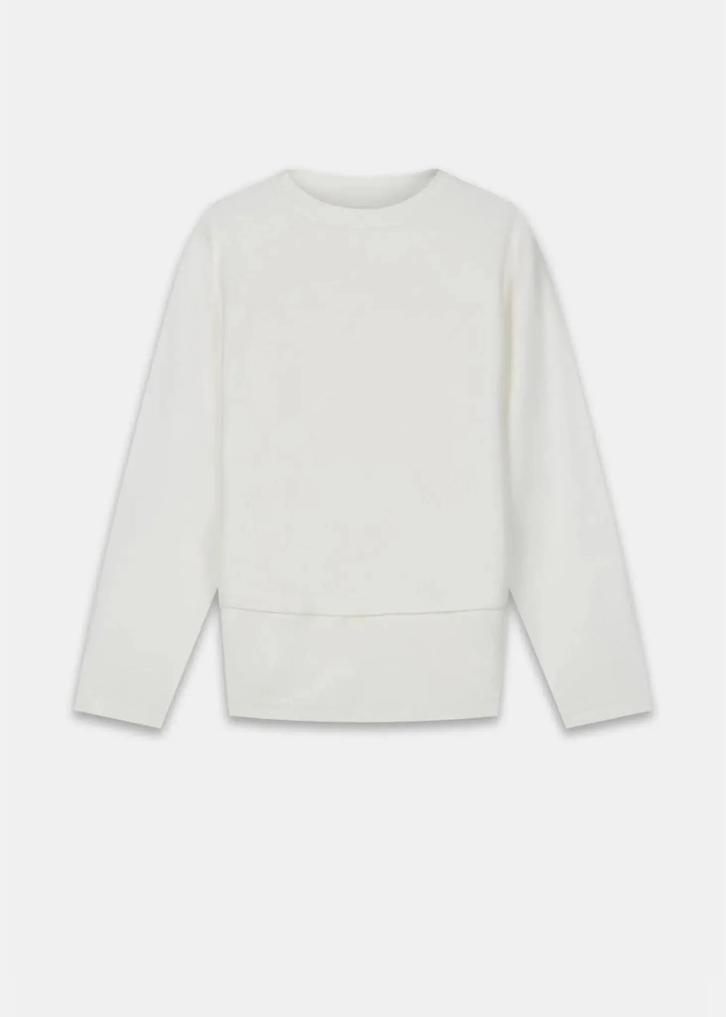 Men's Gloverall x Les Basics Le Boat Neck Sweat White - 1