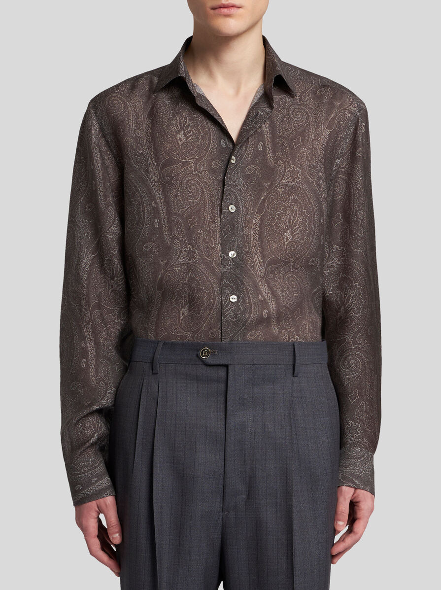 SILK PAISLEY SHIRT - 2