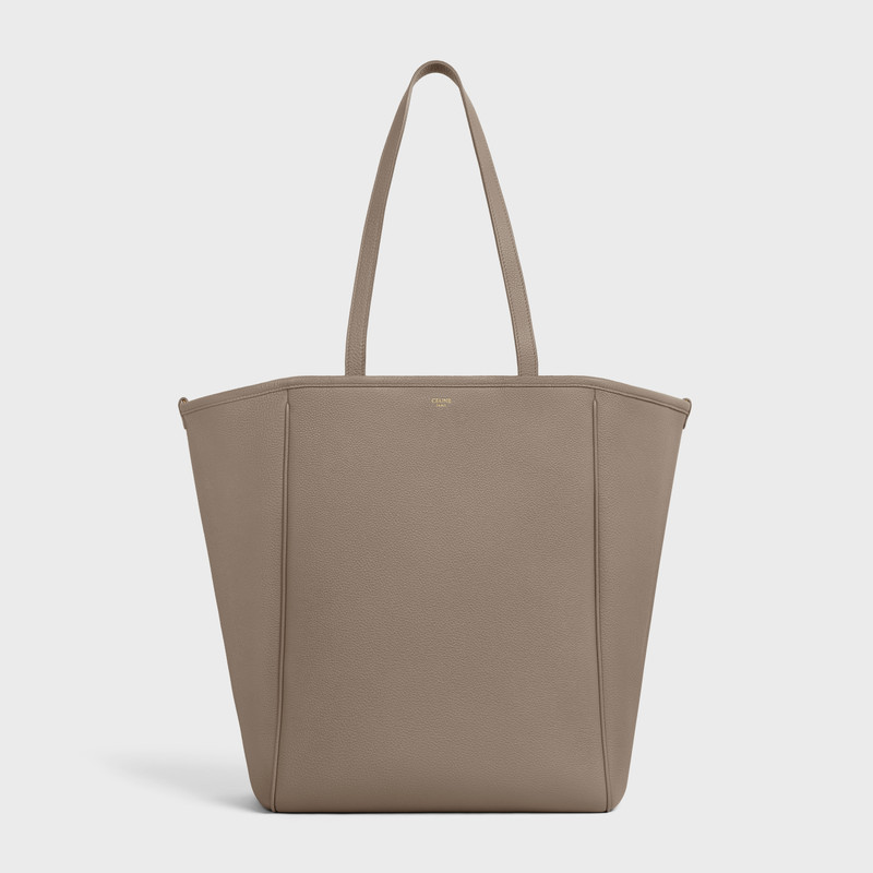 Medium Folded Cabas in Grained Calfskin 5