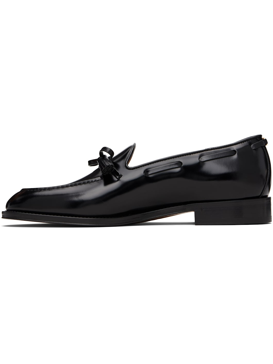 Black Bowshire Loafers - 3
