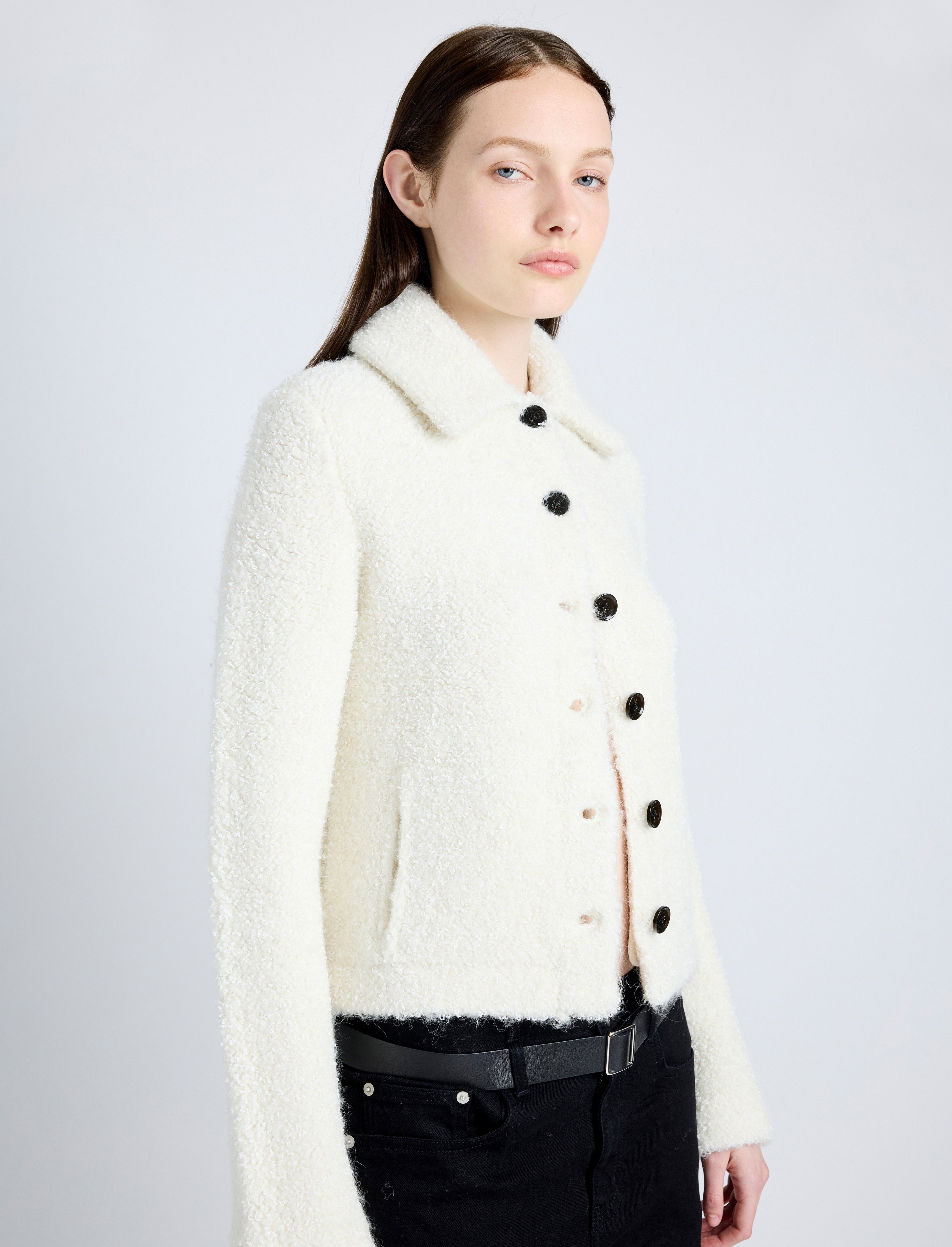 Sylvie Jacket in Loop Boucle Knit - 6