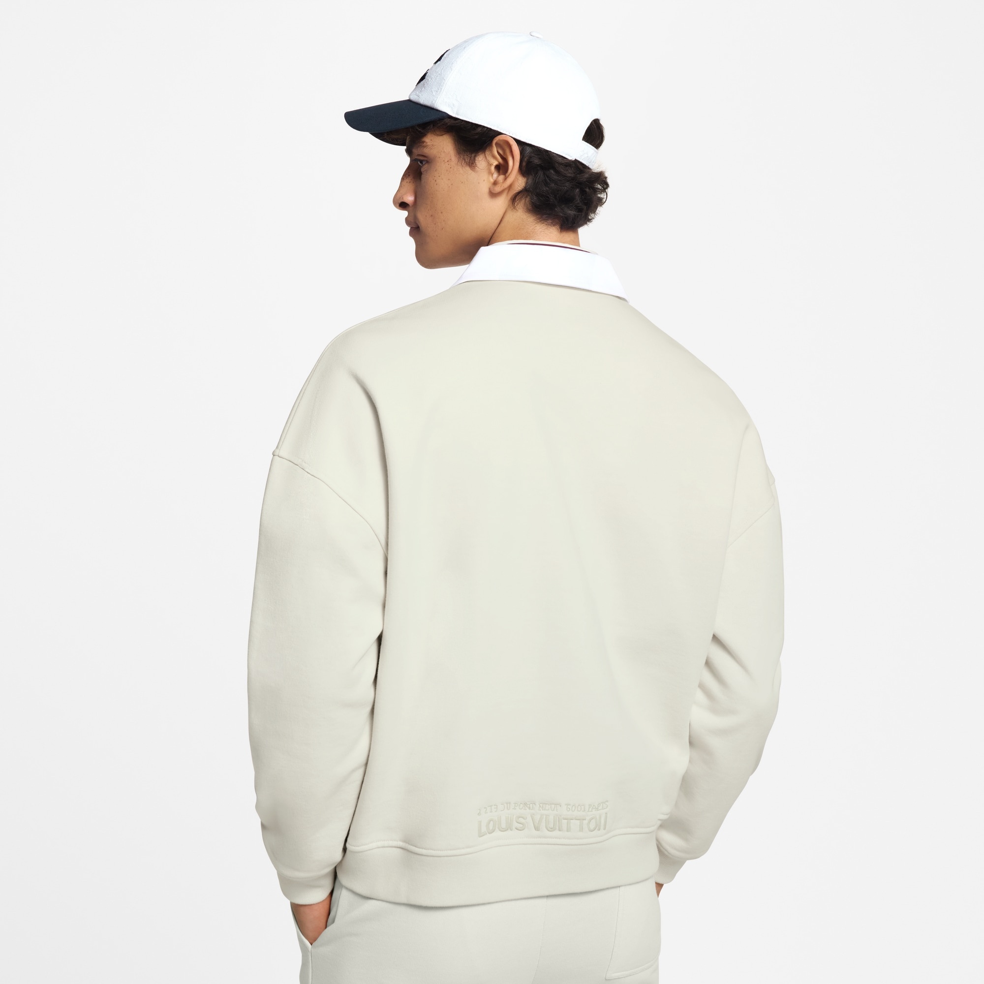 Embellished Half Zip Sweatshirt - 3