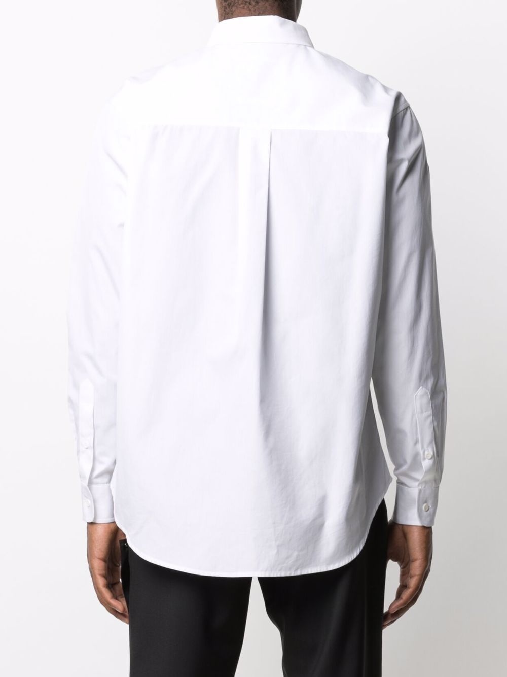 logo zip pull pocket shirt - 4