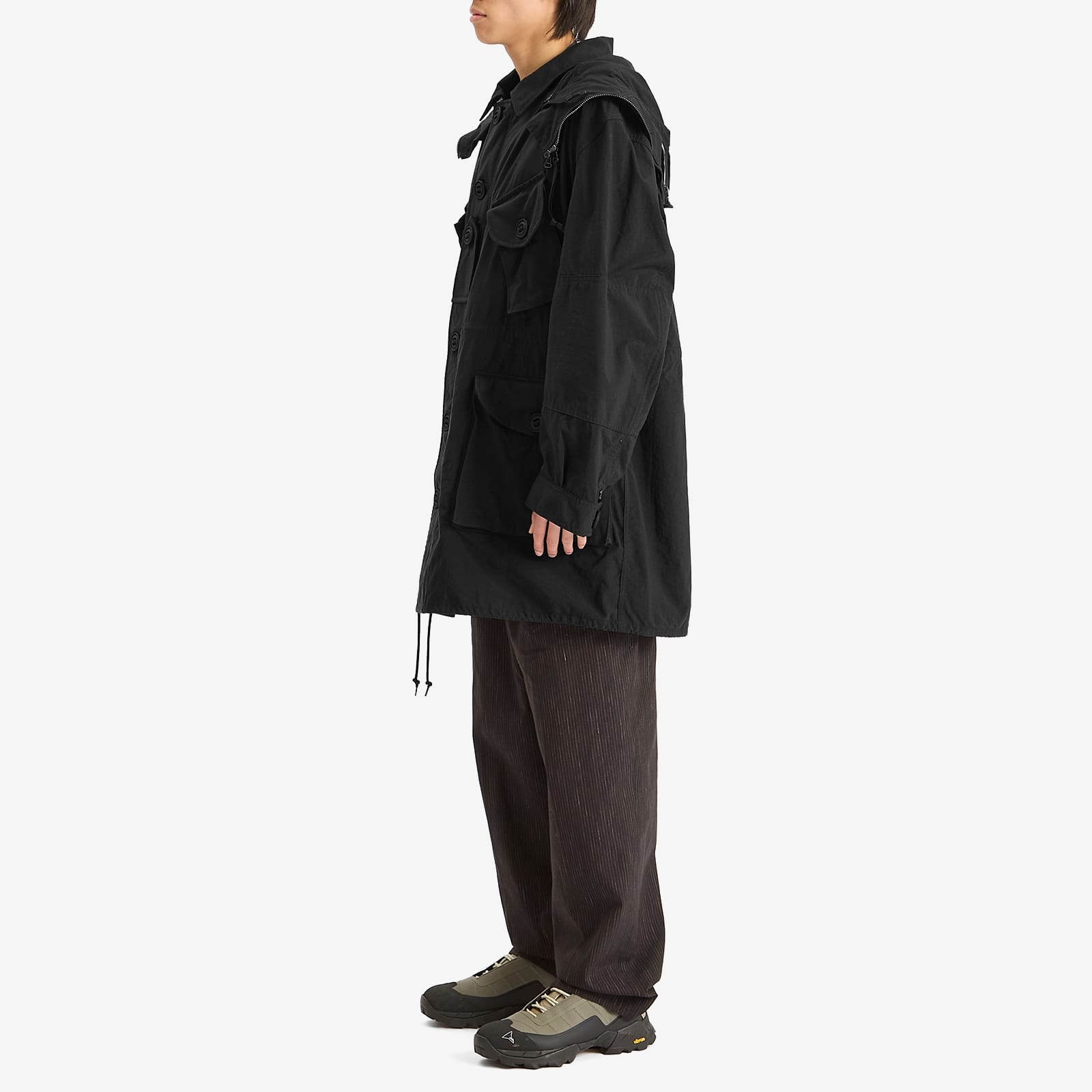 Junya Watanabe MAN x C.P Company Nylon Oxford Goggle Jacket - 4