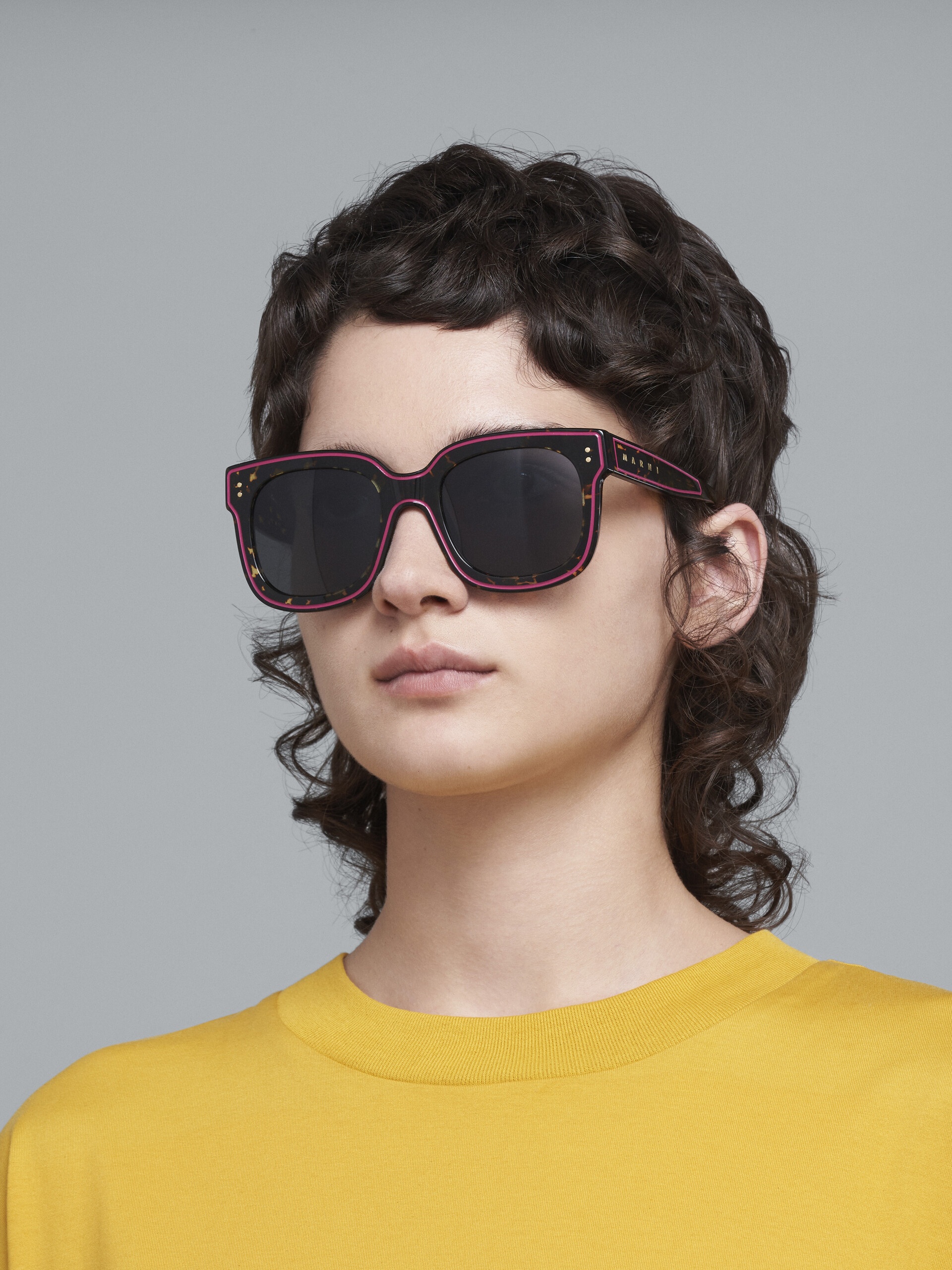 ANIMAL PRINT ACETATE LI RIVER SUNGLASSES - 2