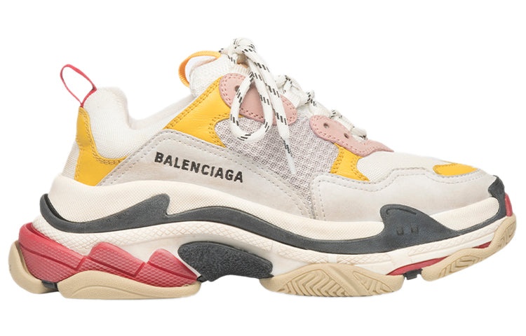 (WMNS) Balenciaga Triple S Trainer 'Pink Black' 524038W09O59035 - 2