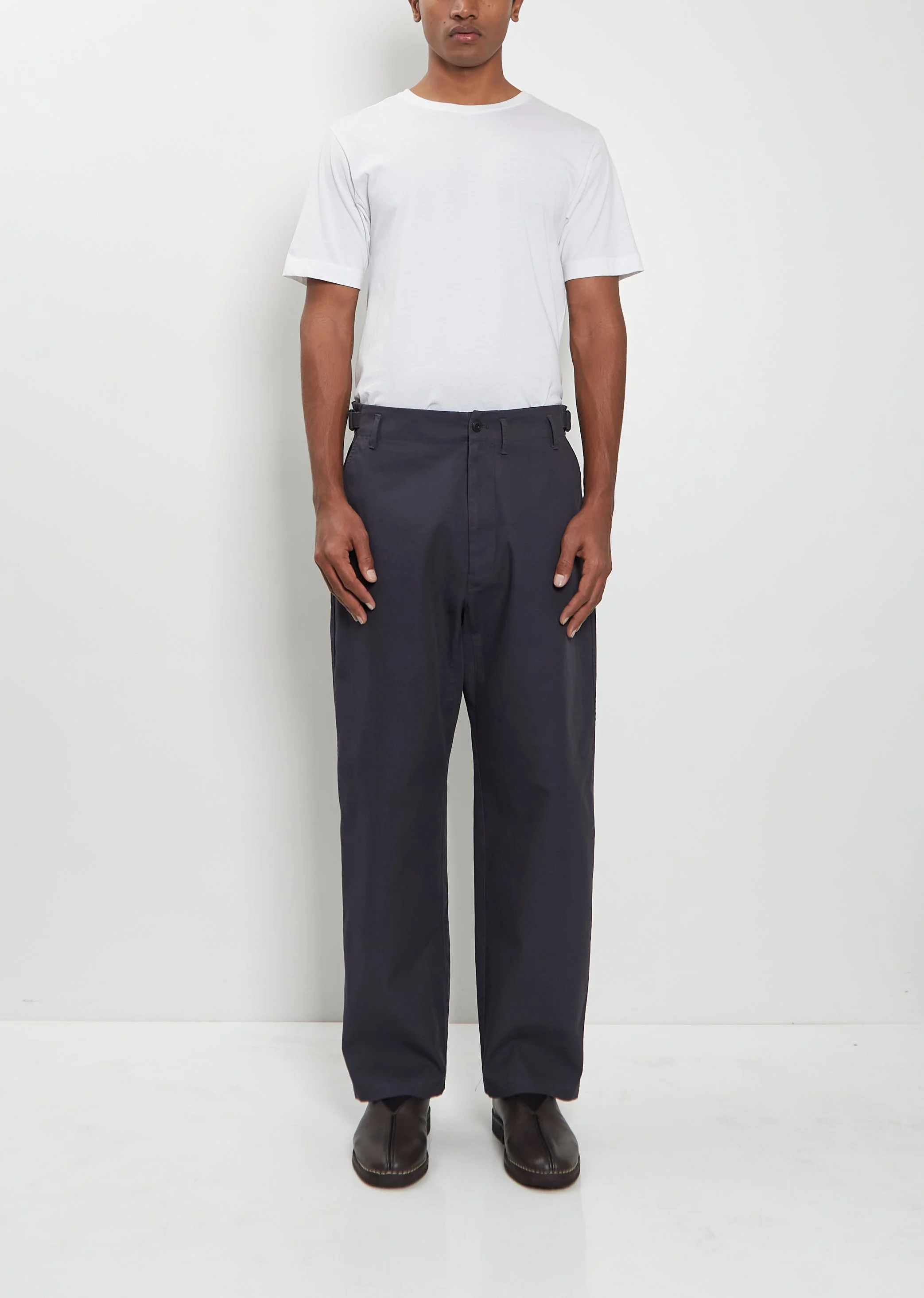 Carrot Cotton Pants - 1