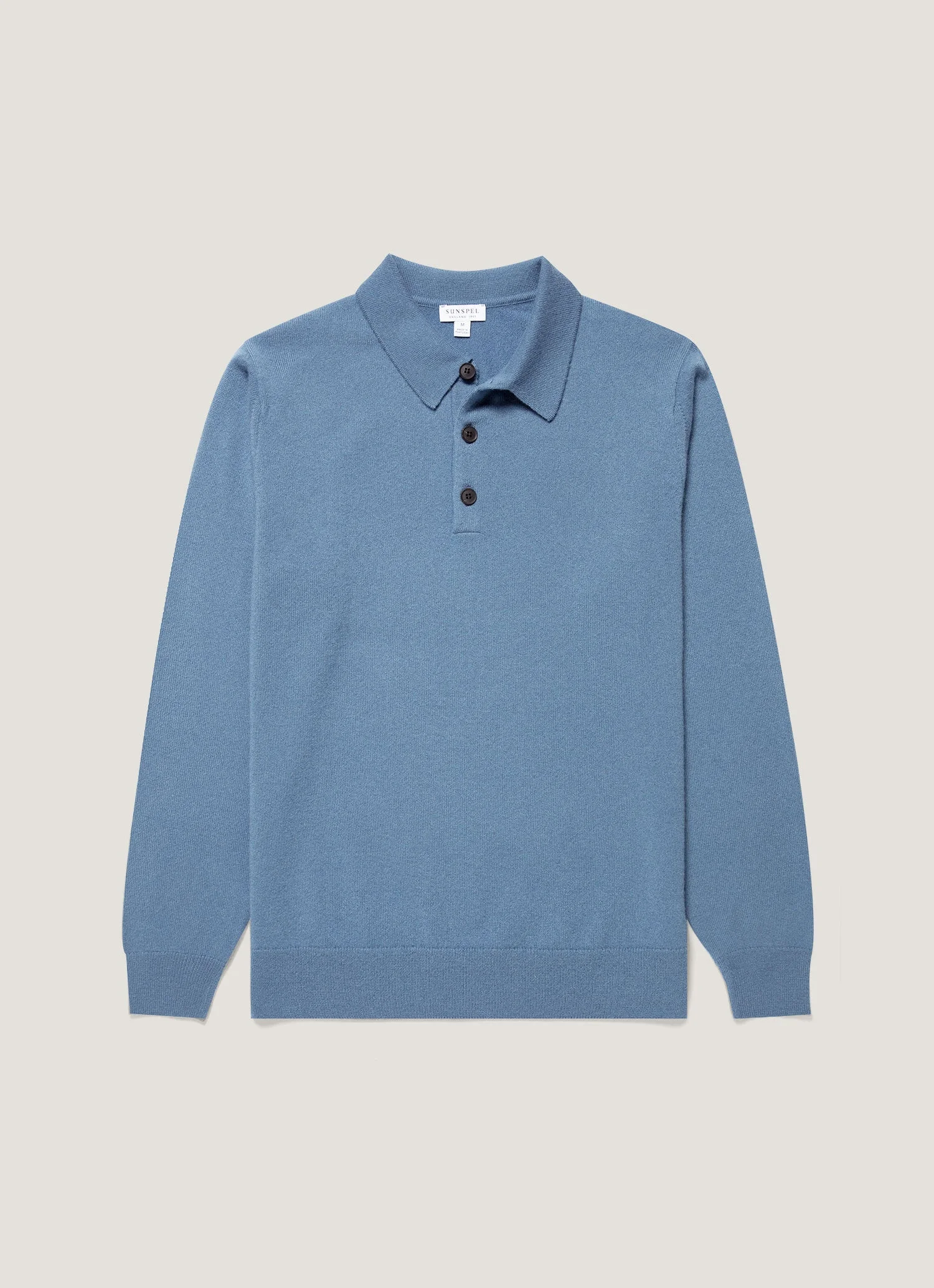 Cashmere Knitted Polo Shirt - 1