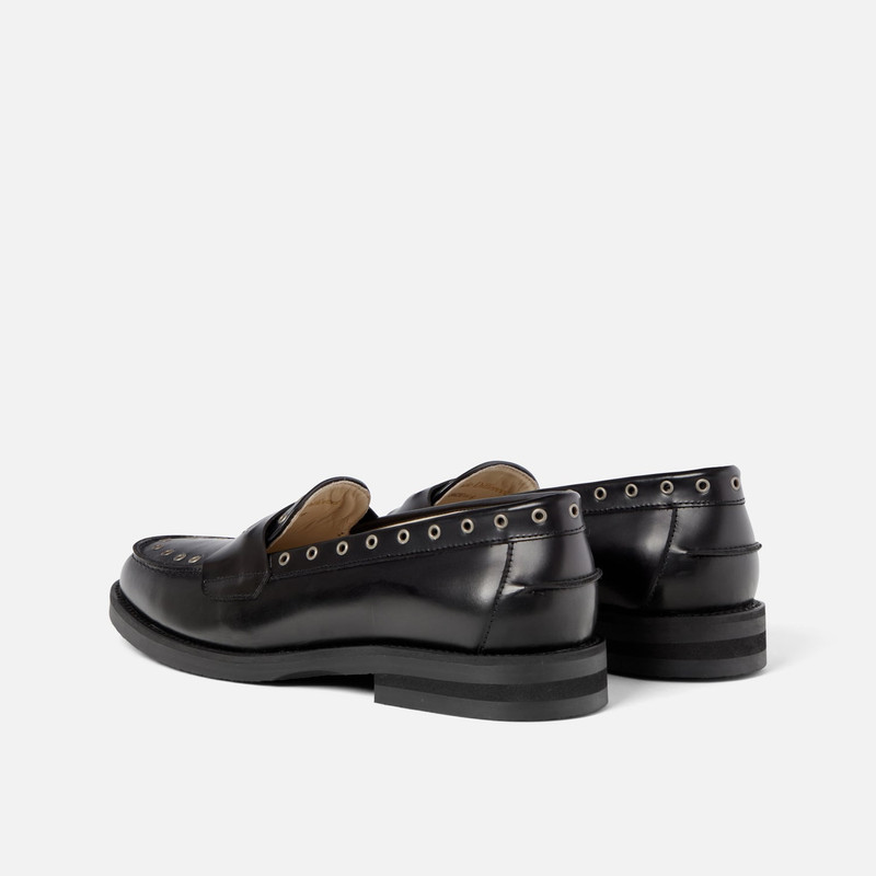 Wilde Silver Rivet Penny Loafer - Women's 6