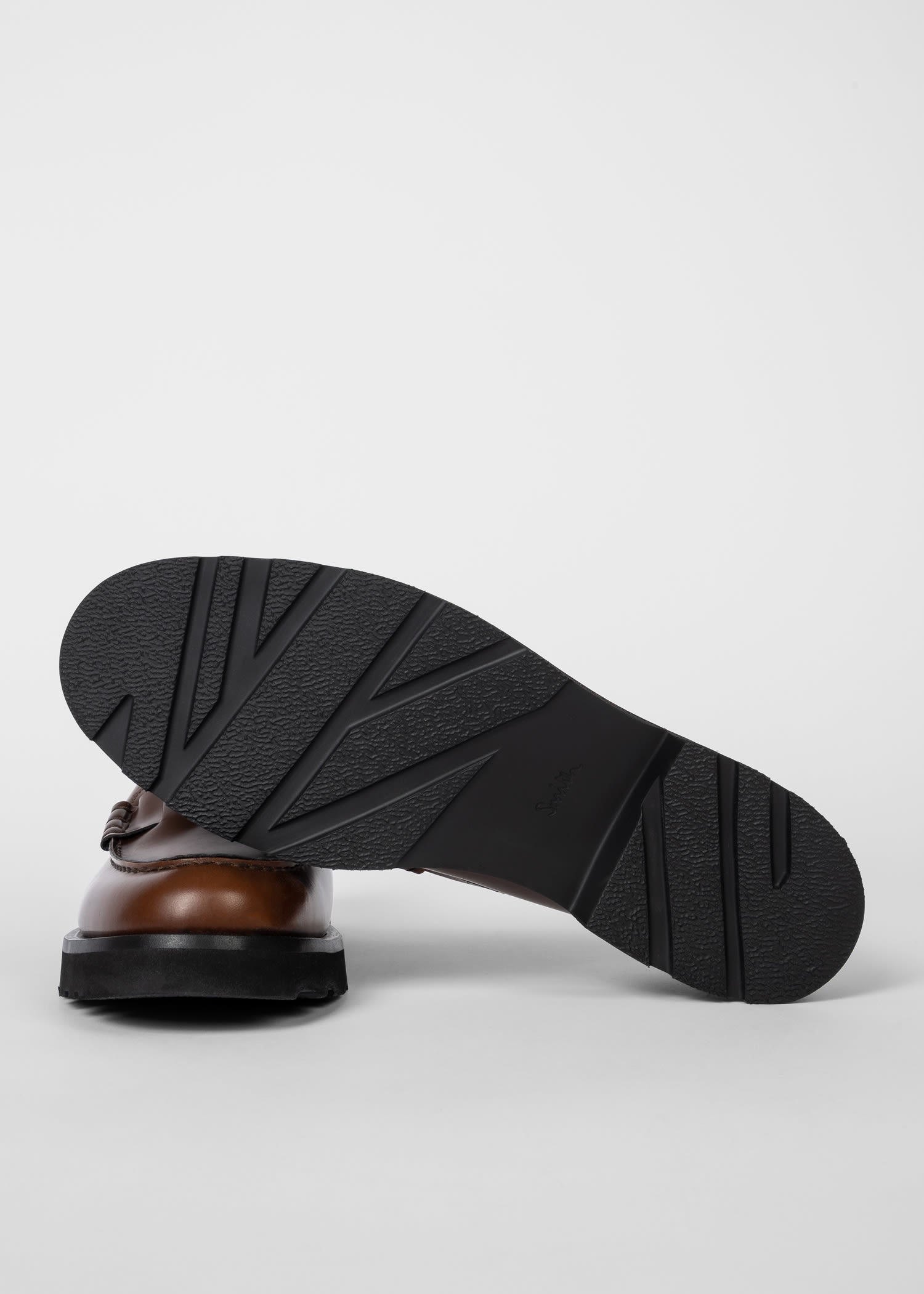 【関税込み】Paul Smith ブラウン Mayfield ローファー Paul Smith Leather 'Mayfield' Loafers | REVERSIBLE