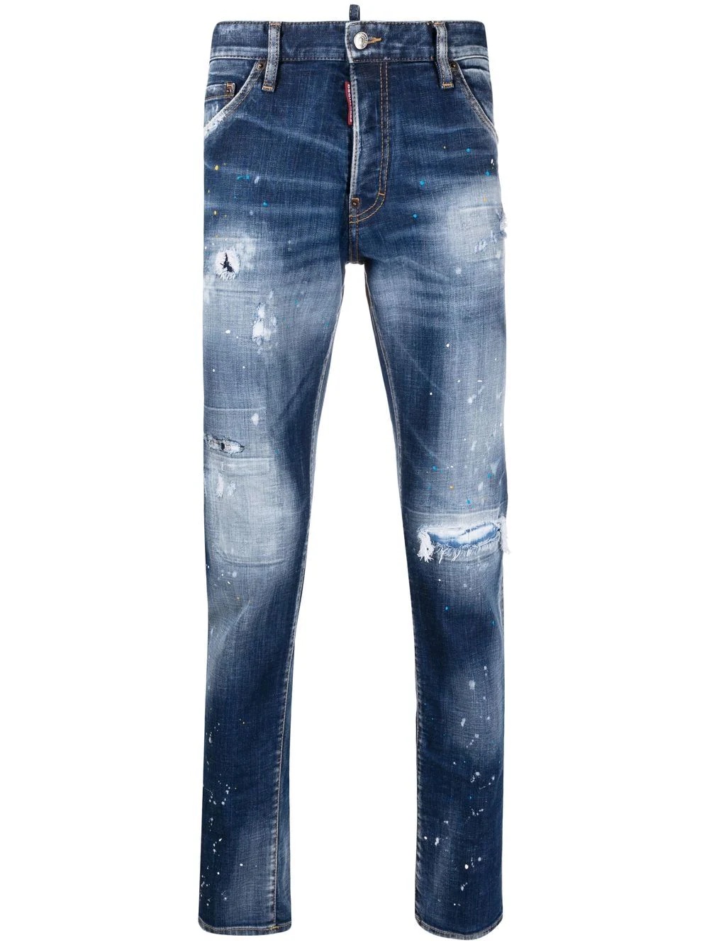 Cool Guy distressed slim-cut jeans - 1