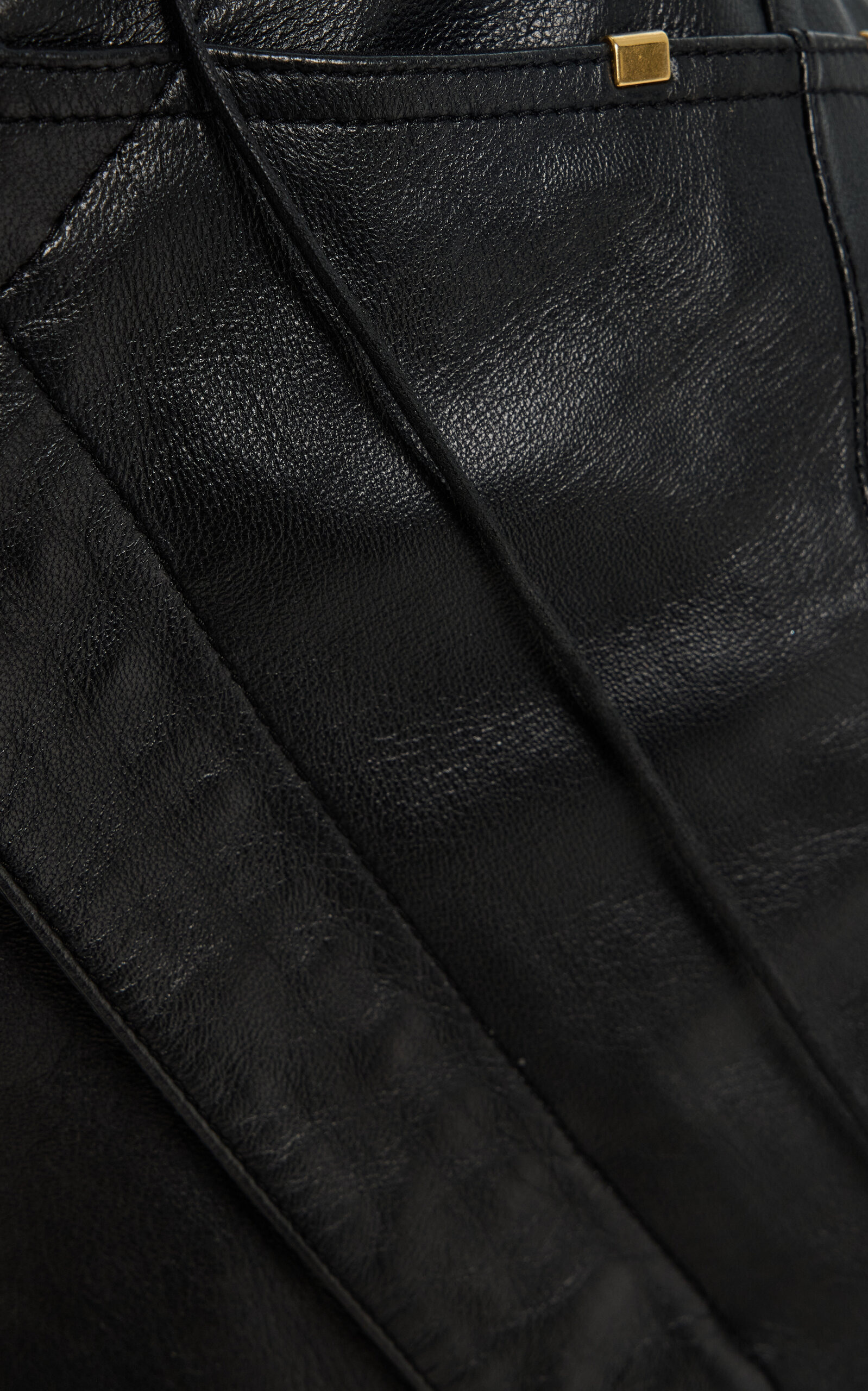 Daisy Plonge Leather Pants black - 5