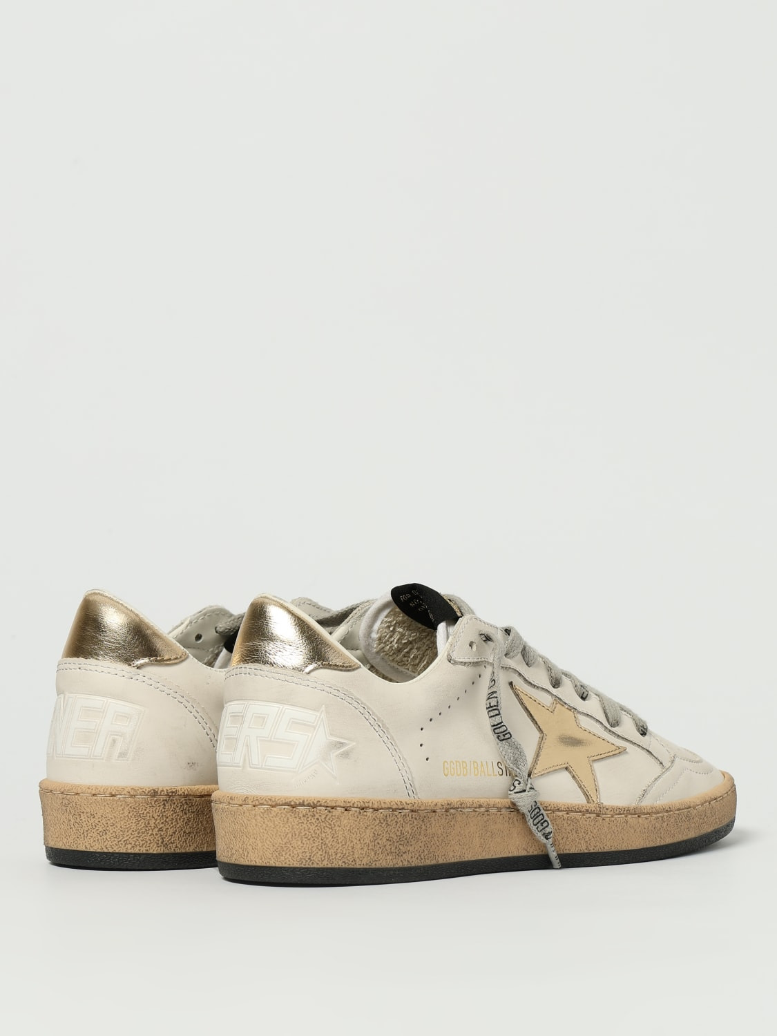 Golden Goose Ball Star sneakers in used leather - 3